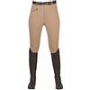 HKM Reithose Brest, Pantaloni da Equitazione Donna, Beige, 152
