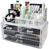 CONTENITORE BOX ESPOSITORE PER TRUCCO ORGANIZER PORTA COSMETICI MAKE UP ROSSETTO