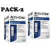 Roche 100 Accu-chek Aviva strisce reattive diabete test glucosio scadenza: 02-2025