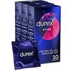 Durex Preservativi Sync, Stimolanti Ritardanti, 10 pz x3