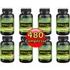 Bodyline SPIRULINA integratore OFFERTA 8 Conf. 480 cps. dimagrire dieta brucia grassi