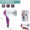 Arrango Asciugacapelli Phon Da Viaggio Pieghevole Capelli Aria Calda 1200W SK-3903