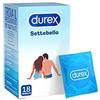 Durex Settebello Classico Preservativi, 18 Profilattici