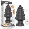 LOVETOY Vibratore Anale Gigante Diametro 8 cm plug dilatatore Vibrante con Ventosa