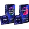 Durex Preservativi Stimolazione e Lunga Durata, 12 Profilattici Durex Retard e 6