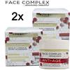 Face Complex 2x Crema viso Antirughe Therapy +35 +45 +55 Acido ialuronico e Bava di Lumaca