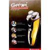 RASOIO ELETTRICO TAGLIA BARBA RICARICABILE 3 TESTINE GEMEI GM6600 BARBA BASETTE