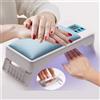 SUNUV Lampada UV Per Nail Fornetto Unghie 24 Led Per Ricostruzione Mani Con Poggiamano
