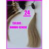 euro socap SEISETA by EURO SOCAP Hair Extension da 50 ciocche cheratina da 45 a 65 cm REMY