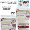 Face Complex Contorno occhi Crema Bava di Lumaca e Acido ialuronico Borse occhiaie Rughe 2x