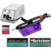 ARRANCO FRESA PER UNGHIE SET 56pz PER MANICURE PEDICURE LIMA ELETTRICA LEVA CALLI DURONI