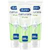 Durex Naturals Pure Gel Aloe Vera, Lubrificante intimo, 100ml x3