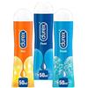 Durex kit Gel misti 50ml Gel Fresh, Gel Hot e Gel Feel, x3 lubrificanti da 50ml