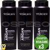 VITALCARE SHAMPOO PROFESSIONAL ARGAN RISTRUTTURATE CAPELLI SECCHI 500ML X3