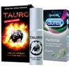 Tauro e Durex Spray Ritardante Tauro Extra Power + 6 Preservativi Durex Performa Ritardanti