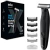 Braun Series XT5, Rasoio Elettrico Barba Con Rifinitore per Depilazione  Uomo, Custodia da Viaggio, Idea Regalo, XT5200 Grigio e Nero