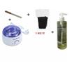 SMD Kit Depilazione Scaldacera + 1 KG Cera Brasiliana + 1 Spatola + 1 Olio Dopo Cera