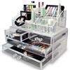 Organizer Box Porta trucco Portagioie Espositore Cosmetici 4 Cassetti 12 Box