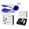 MESAUDA KIT RICOSTRUZIONE UNGHIE NAIL MODELLING PROFESSIONALE + LAMPADA LED 48 W