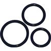 You2Toys Anelli pene nero per un erezione a lunga durata - Set 3 pezzi- you2toys