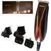 GEMEI/9.00 PDR*TAGLIACAPELLI RASOIO ELETTRICO REGOLA BARBA LAMA IN TITANIO 6 ACCESORI GM840