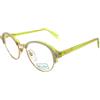 Benetton OCCHIALI DA VISTA RAGAZZA BENETTON METAL CLARK LIGHT ANSER GIALLO FLUO VINTAGE