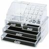 PORTATRUCCO ORGANIZZATORE COSMETICI BOX PORTA TRUCCO TRUCCHI ROSSETTI CASSETTI