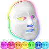 Iso Trade Maschera Led Fotobiostimolazione e Cromoterapia a LED - 7 colori Telecomando