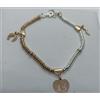 EXPLOIT ARGENTI BRACCIALE DODO STYLE ARGENTO SCARAMANTICO PEPITE BIANCHE RAMATE CORNO 13 CUORE