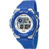 Sector No Limits Orologio Sector Ex-10 R3251537003 watch Silicone Blu Digitale crono Nuovo Unisex