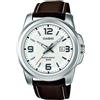Casio Orologio Uomo Casio Solo Tempo Con Cinturino Marrone Scuro MTP-1314PL-7AVEF