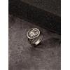 Anello da uomo vintage inciso figura animale Diametro: 1.7 cm