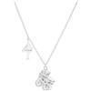 Le Carose Collana Pendente Donna Le Carose Il mio Bebè MYBEBE05 Acciaio Bianco Ciondolo