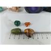 SET cristalloterapia MALACHITE + AMBRA + occhio tigre + giada pietre naturali