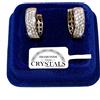 TBT-gioielli Cerchi Tempes 18/7mm Orecchini Donna pl. oro Giallo 18K con Cristalli Zirconi
