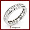 Vistoso Anello Veretta Eternity Donna in Argento 925 Rodiato Oro Bianco