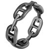 AMEN Anello Morellato Catene SATX25 Fascia Acciaio Brunito Ring 19 21 23 35 Uomo