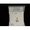 Collana veneziana in oro giallo 750 18 kt e ciondolo farfalla in oro 750 18 kt