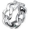 AMEN Anello Morellato Catene SATX26 Fascia Intrecciate Acciaio Ring 21 23 35 Uomo