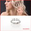 Mabina anello trilogy in argento 925 con zirconi Mabina zircone per fidanzamento,da tri