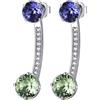 Brosway Orecchini Pendenti Donna BROSWAY AFFINITY con Cristalli SWAROVSKY ® ELEMENTS
