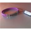 Zancan BRACCIALE UOMO ZANCAN CAUCCIU VIOLA ARGENTO SWAROVSKI VIOLA SILVER BRACELET MAN