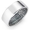 AMEN Anello Amen Preghiera Padre Nostro ANSCPN Uomo argento Pater Noster Fascia Ring