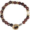 Gerba Bracciale Gerba LAB 105 Occhio di Tigre rosso unisex