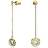 Swarovski Orecchini Swarovski Generation 5636514 Earrings Pendenti Punto luce oro Dorati