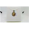 CIONDOLO MEDAGLIA SACRA BATTESIMO IN ORO GIALLO 18KT 750 1,1 GRAMMI (4171)