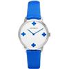 Jack&Co Watch JACK & CO. Jack MINIMAL CHIC Collection Blue Leather - JW0151L2 Quatrefoil