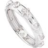 Amen anello unisex gioielli Amen rosario ROSARIUM ZIRCONI ANELLI AROBB CR ARGENTO