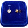 TBT-gioielli Orecchini Punto Luce Chiuso pl. Oro Giallo 18k con cristalli Zirconi 6 - 9mm