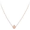 amen COLLANA AMEN CON ANGELO CLRBZ NECKLACE argento ORO ROSA DONNA PERLE ZIRCONI